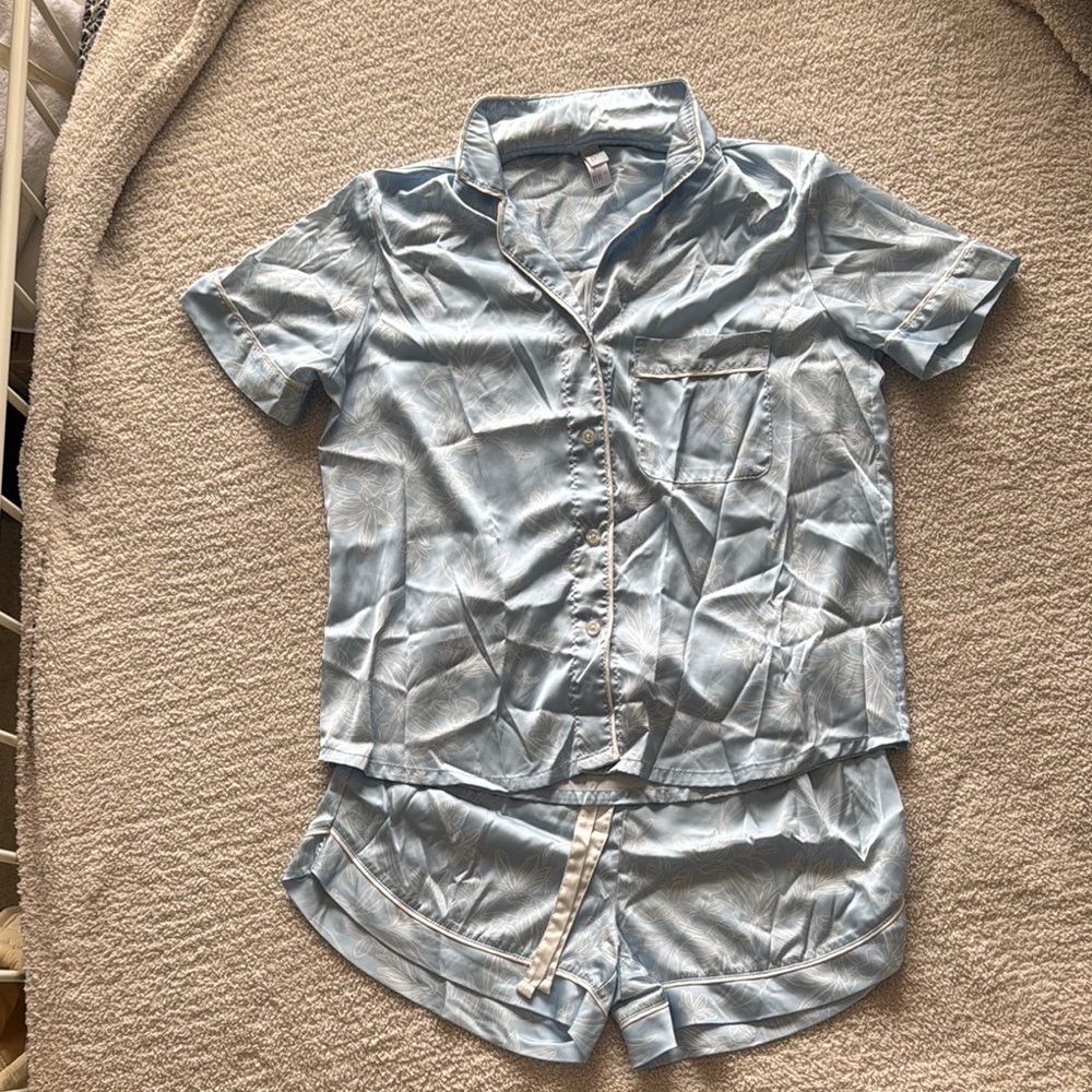 Stars Above Blue Pajama Set Intimates & Sleepwear
